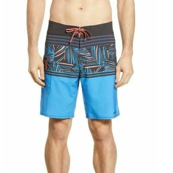Patagonia Blue Men’s Stretch Planing Board Shorts Swim Trunks Packable Size 30 - Picture 1 of 13